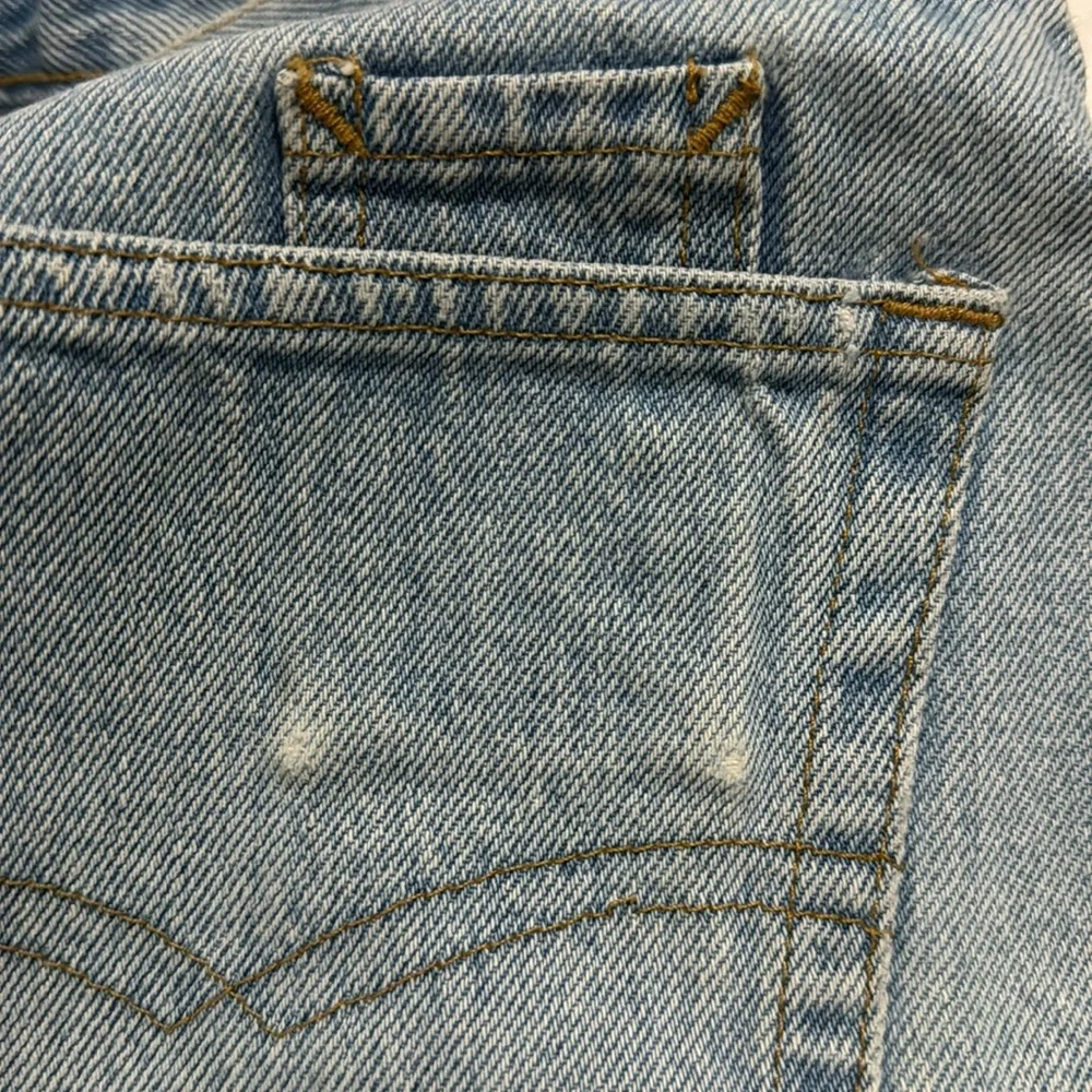 Vintage Agnelli Skater Baggy Jorts Light Wash Denim Longline Shorts USA Made-28